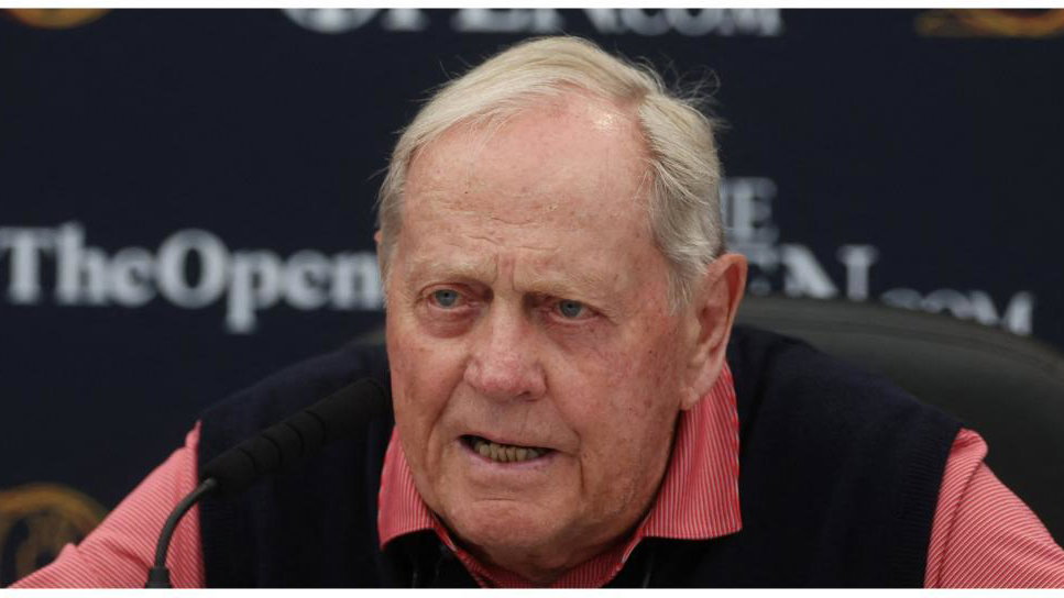 Living golf legend Jack Nicklaus makes sad admission